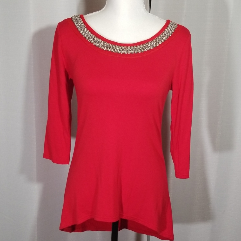 La Vanya Red high low top, size S